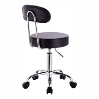 Tabouret de bar moderne pivotant en cuir PU, réglable, avec structure chromée, léger et durable, pour usage domestique et commercial – Nouveauté très prisée