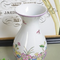 Décorations pour la maison nouveau fabriqué à Guangzhou en céramique bleu et blanc chinois botte vase