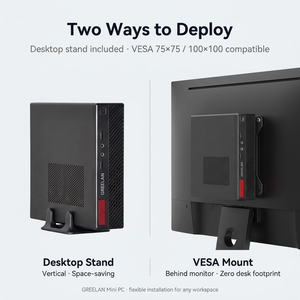 มินิพีซี Thin Client Intel Celeron J4125 <span class=keywords><strong>N5095</strong></span> ระบบปฏิบัติการ Windows 11 คอมพิวเตอร์ตั้งโต๊ะขนาดกะทัดรัด รองรับการสั่งทำโลโก้ สำหรับห้องคอมพิวเตอร์โรงเรียนและสำนักงาน - Product Image 3