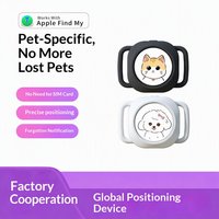 Localisateur intelligent transfrontalier anti-perte pour animaux de compagnie, dispositif de suivi GPS Bluetooth pour chats et chiens, compatible iOS, matériau ABS, modèle Y14