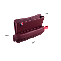 PU siège de voiture Gap Filler organisateur siège fente boîte de rangement intérieur de voiture Gap boîte de rangement pour voiture
