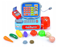 Jouet de caisse enregistreuse électronique pour enfants, jeu de simulation, ensemble de jeu, machine à jouer