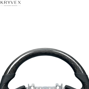 Volant <span class=keywords><strong>sport</strong></span> à 3 branches en cuir perforé couleur personnalisée Kryvex pour <span class=keywords><strong>Infiniti</strong></span> Q50/Q50L/2014-2017/Q60/<span class=keywords><strong>Q30</strong></span>/QX30 - Product Image 5