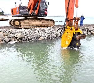 Mingnike thủy lực Vibro Ripper tần số cao phá vỡ búa cho 30-35 tấn máy xúc 4800kg trọng lượng Hydro leduc động cơ - Product Image 4