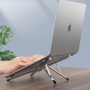 Chất lượng cao có thể điều chỉnh máy tính xách tay đứng gấp và nâng xách tay nhôm máy tính xách tay máy tính làm mát đứng - Product Image 2
