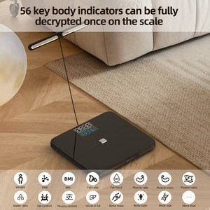 Độc đáo lớn va Màn hình 8 điện cực thành phần phân tích chuyên nghiệp kỹ thuật số BMI quy mô kiểm soát bởi Bluetooth cơ thể chất béo quy mô - Product Image 3