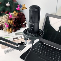 Microphone à bras réglable de Studio d'enregistrement, 11 pièces, équipement de Studio d'enregistrement, avec micro et bouton de Gain, USB