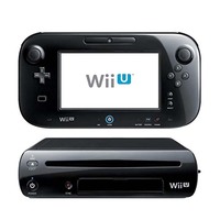 Console de jeu vidéo familiale Nintendo Wii U d'occasion, débloquée, non patchée, tablette noire, ensemble de base 8 Go CN