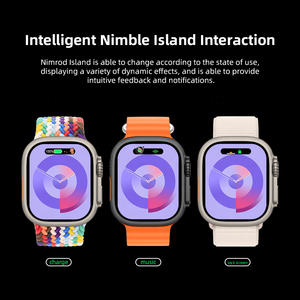 DF EDS HW ULTRA MINI 2 1.71 Pulgadas, Nueva Pantalla Completa Vision, Brillo Superior, Nueva Batería con Duración de Días, Monitoreo de Frecuencia Cardíaca - Product Image 2