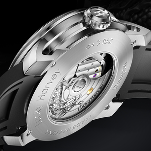 Montre Lucky Harvey White Gold pour homme, 3 bar, étanche, lumineuse, saphir, acier 316L, ZLS202 - Product Image 5