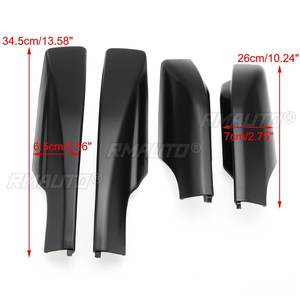 4 Piezas de Cubiertas Protectoras Negras y Plateadas de ABS para Rieles de Techo para TOYOTA RAV4 2007 2008 2009 2010 2011 2012 - Product Image 4