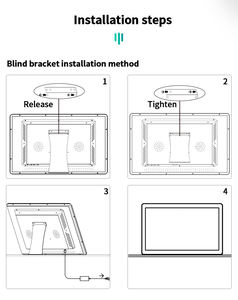 หน้าจอสัมผัสอุตสาหกรรมพีซีหน้าต่างสัมผัสเครื่องคอมพิวเตอร์อุตสาหกรรม4ลวดแผงสัมผัสทานพีซีสำหรับอุตสาหกรรม - Product Image 4