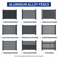 Panel de Cerca de Aluminio con Rejillas, de Alta Calidad, Ecológico, para Jardín, Patio, Hogar, Venta al Por Mayor