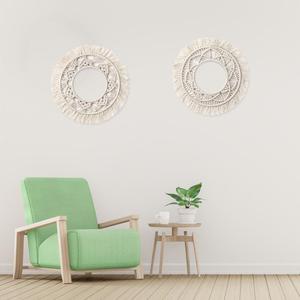 Vòng Trang Trí Phòng Khách Gia Đình Treo Macrame Boho Treo Tường - Product Image 4