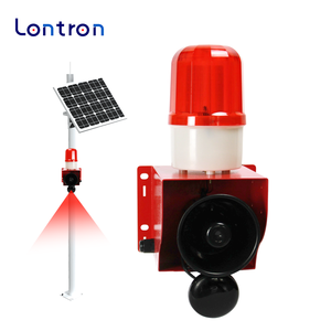 Loa báo động siêu lớn công suất cao một nút âm thanh công nghiệp và báo động ánh sáng chuông báo động 220V không dây sạc năng lượng mặt trời - Product Image 2