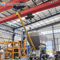 Silo grande capacité en vrac ciment grand sac machine d'alimentation convoyeur à vis flexible