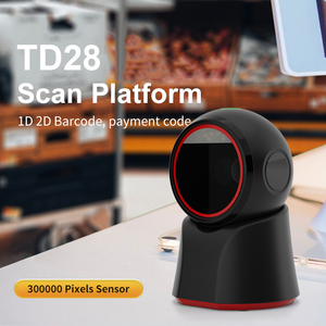 Escáner de Código de Barras de Escritorio con Detección Automática para Tiendas |   Lector de Códigos QR 1D/2D Continuo |   USB de Alta Velocidad Plug & Play |   En stock - Product Image 6