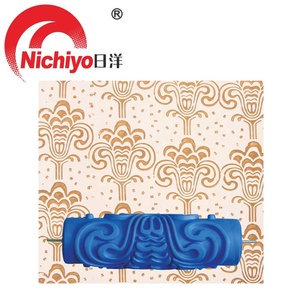 Rodillo de Pintura con Diseño Floral para Decoración de Paredes del Hogar - Product Image 1