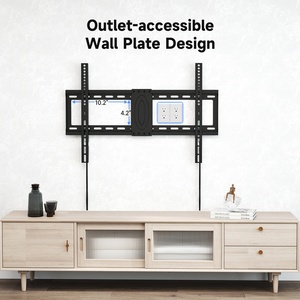 Mf5082 37 "-86" 80kg Heavy Duty cố định TV Wall Mount OEM ODM cấu hình thấp VESA núi TV màn hình truyền hình chủ Bracket - Product Image 4