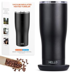 Mug intelligent <span class=keywords><strong>GOGOLIN</strong></span> 550 ml à contrôle de température - Gardez votre café au chaud pendant 8 heures, écran LCD, gobelet isotherme en acier inoxydable auto-chauffant - Product Image 2