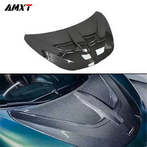 Capot moteur ventilé en fibre de carbone sèche style N pour McLaren 570GT 570S 540C 2016-2019, fixation par vis - Product Image 1
