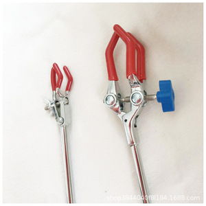 Pinza de tres mandíbulas Guanghe Kunshenglong para laboratorio, de aleación de zinc, tamaño grande y pequeño, para tubos de ensayo, instrumento didáctico - Product Image 1