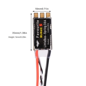 Module d'alimentation industriel BLHeli_<span class=keywords><strong>S</strong></span> 20A ESC-IP67 en plastique, entrée Lipo <span class=keywords><strong>2</strong></span>-4S, courant maximal 25A pour drones professionnels et robots minières - Product Image 3