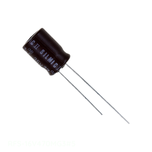 Distributeur agréé 47 uF CAP ALUM 47UF 20% 16V RADIAL TH Through Hole RFS-16V470MG3 # 5 Condensateurs - Product Image 1