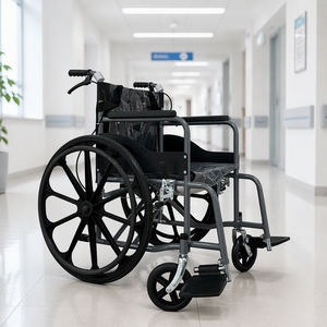 Fauteuil roulant manuel léger à prix avantageux, aide à la marche pour personnes handicapées, pliable - Product Image 1