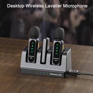 Micro không dây hội nghị để bàn có đế sạc 360 °   <span class=keywords><strong>Mic</strong></span> thu âm đa hướng khử tiếng ồn có thể điều chỉnh - Product Image 2