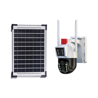 Kamera IP Solar Wifi/4G Dual Lensa Eseecloud, CCTV Jaringan Warna Penuh untuk Penglihatan Malam, Keamanan Rumah Pintar, PTZ Tahan Air untuk Luar Ruangan