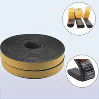 Sellos Acústicos para Puertas y Ventanas de Madera y Metal, Aislamiento Acústico EPDM Tipo D, P, E, I, Adhesivo Insonorizante, Fácil Instalación