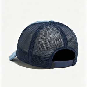 Custom Vintage Trucker Hat Dad Hat Mesh Baseball Cap with Embroidered Washed Cotton Snapback Cap for Outdoor Sport - Product Image 4