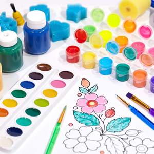 Set di Pittura a Dita Personalizzato 12 in 1, Non Tossico, Lavabile, Kit Fai-da-Te, <span class=keywords><strong>Tempera</strong></span> Acrilica per Bambini - Product Image 2