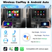 Lecteur DVD de voiture Android 9 pouces Rhythm Wholesale avec écran tactile, GPS, Carplay, BT, WiFi, vente en gros pour Ford Mazda 2007-2012