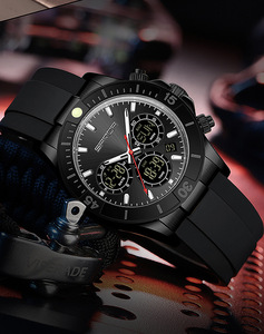 Reloj Digital Multifunción SANDA 6192 para Hombre con Doble Pantalla, Reloj Deportivo Luminoso con Correa de Silicona Impermeable - Product Image 5