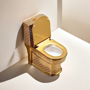 Cao kéo dài phòng tắm nhà vệ sinh thoải mái Chiều cao kép tuôn ra gốm hiện đại phòng tắm nhỏ một mảnh nhà vệ sinh với ghế mềm - Product Image 4