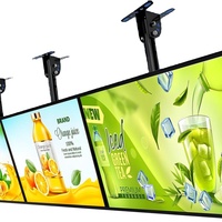 Papan Tampilan Poster Ultra Tipis Berbingkai Lampu LED untuk Restoran, Kafe, dan Toko