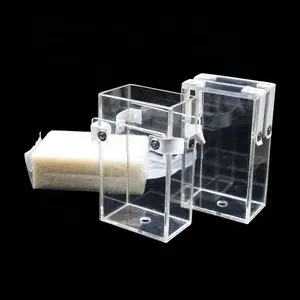 Moule en forme de cube Transparent pour le riz, forme en brique, pot en acrylique, plastique pour le riz, 50 pièces