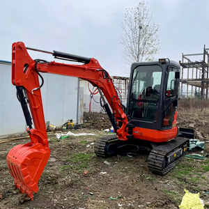 Mini-pelleuse U35 Zero Tail de 3,5 tonnes, peu d'heures de fonctionnement, avec lame de bulldozer, pour démolition intérieure et aménagement paysager - Product Image 5