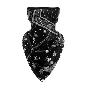 Masque de protection solaire d'été pour moto en soie glacée, cache-oreilles, cache-visage pour moto, foulard fin style hip-hop - Product Image 3