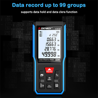 Télémètre laser portatif Sndway H-d100a 100m avec niveau numérique et écran LCD, 100 unités, 630-670nm, télémètre industriel