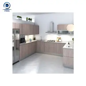 Home decoration kitchen cabinets ready to assemble Melamine Kitchen Cabinet