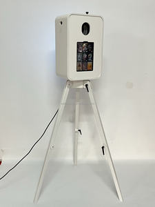 Nieuwe vintage fotohokje in houten stijl voor <span class=keywords><strong>iPad</strong></span> & DSLR camera's, capaciteit 15 personen, self-service print, kleuraanpassing mogelijk - Product Image 4