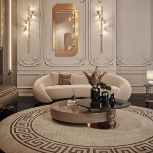 Set <span class=keywords><strong>sofa</strong></span> beludru lengkung desainer ruang tamu kelas atas set <span class=keywords><strong>sofa</strong></span> mewah kain beludru bersekat premium furnitur