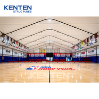 Tentes de sport portables de grande taille pour l'extérieur, couverture protectrice pour terrain de basket-ball, tente préfabriquée pour terrain de basket-ball