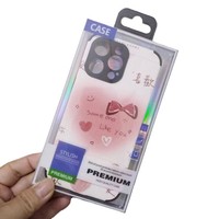 Boîte d'emballage en PVC recyclé pour téléphone, épaisseur 1 mm, neutre, en gros, en stock