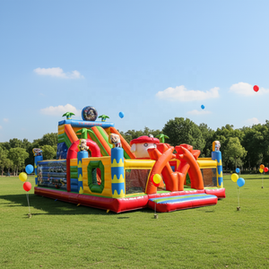 Château gonflable BEILEQI, structure de jeu pour enfants en PVC, grande taille, pour extérieur, jardin, loisirs et fêtes - Product Image 2