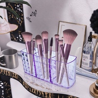 Boîte polyvalente personnalisée transparente et de haute qualité maquillage et organisateur de bureau