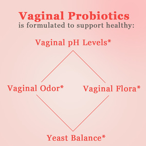 Capsules de probiotiques et d'acide borique, 60 capsules par flacon, pour les soins vaginaux - Product Image 4